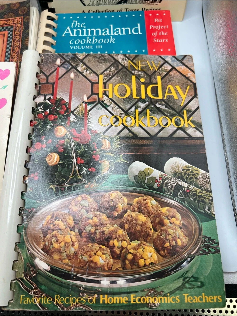 Eclectic Lot Of 6 Vintage Cookbooks Tennessee Texas Church Farm Holiday